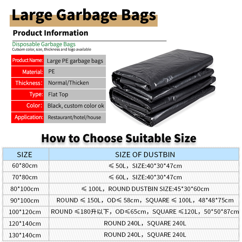 large garbage bags