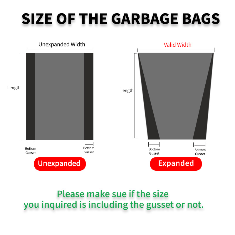 large garbage bags