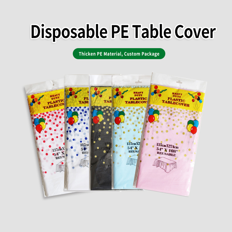disposable plastic table cover