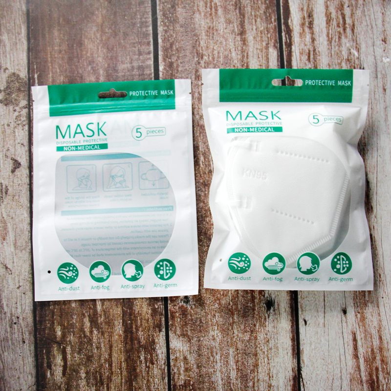 face mask packaging bag