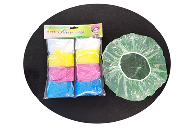 plastic shower cap
