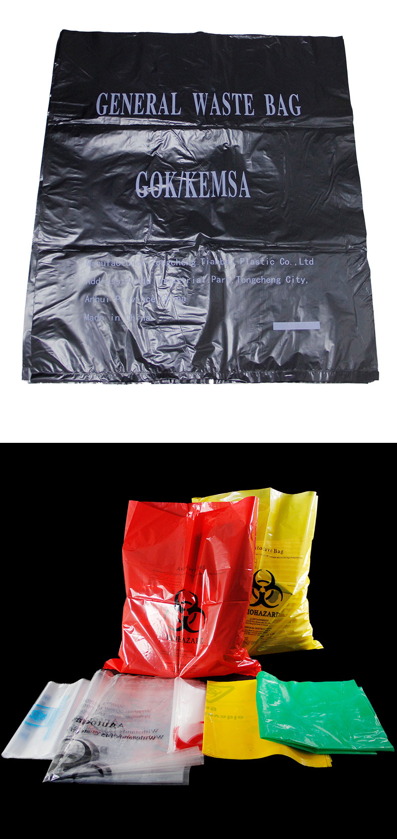 high temperature biohazard bag