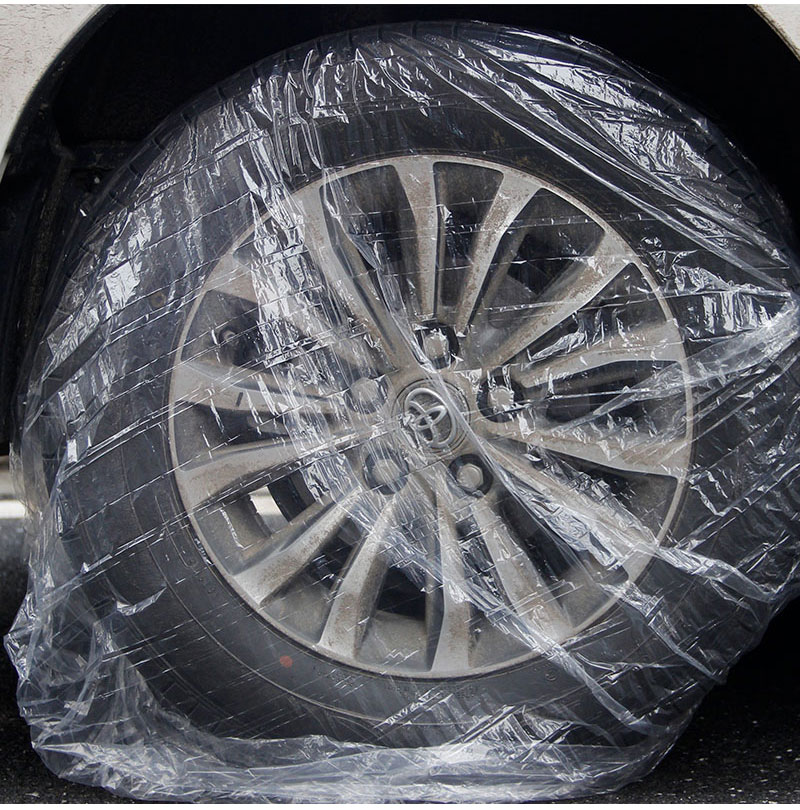 pe car tyre cover