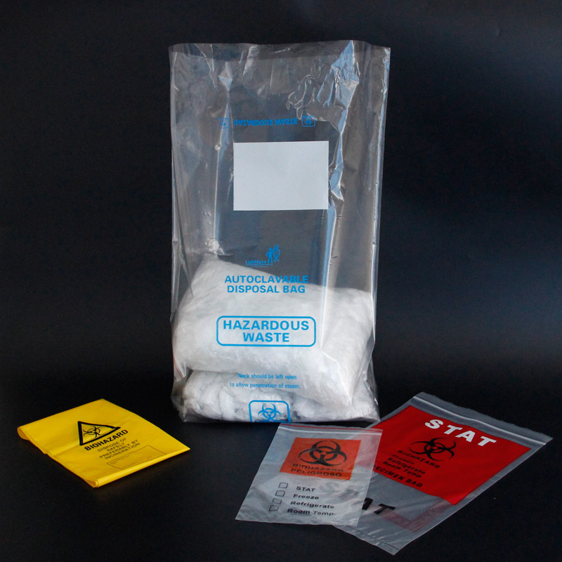 Biohazard Infectious Plastic Bag
