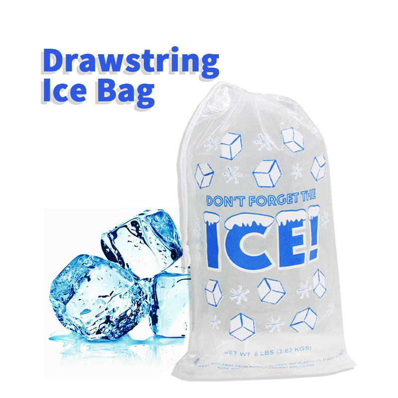 Ice bag with string