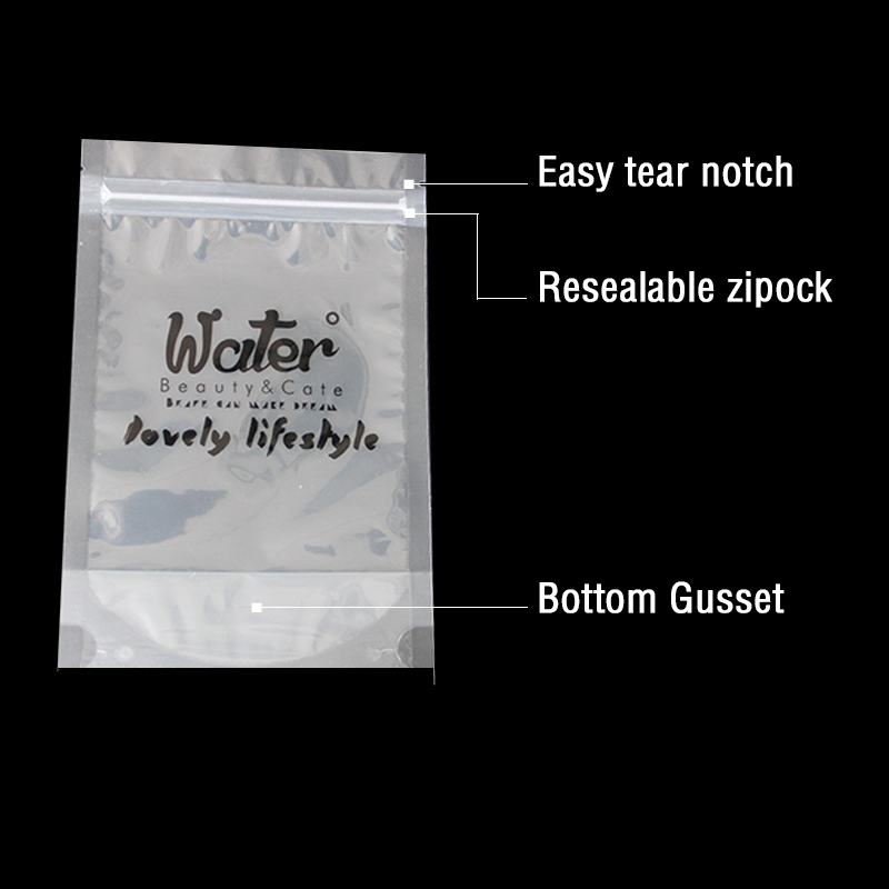 ziplock bag with gusset