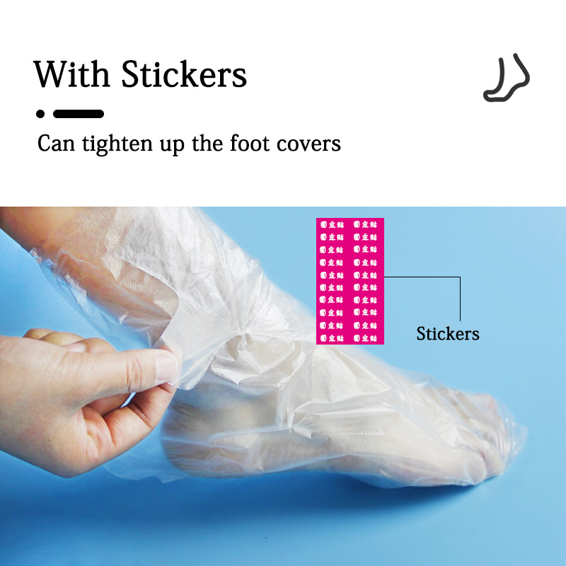 Plastic Foot Covers for moisturizing