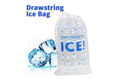 drawstring ice bags