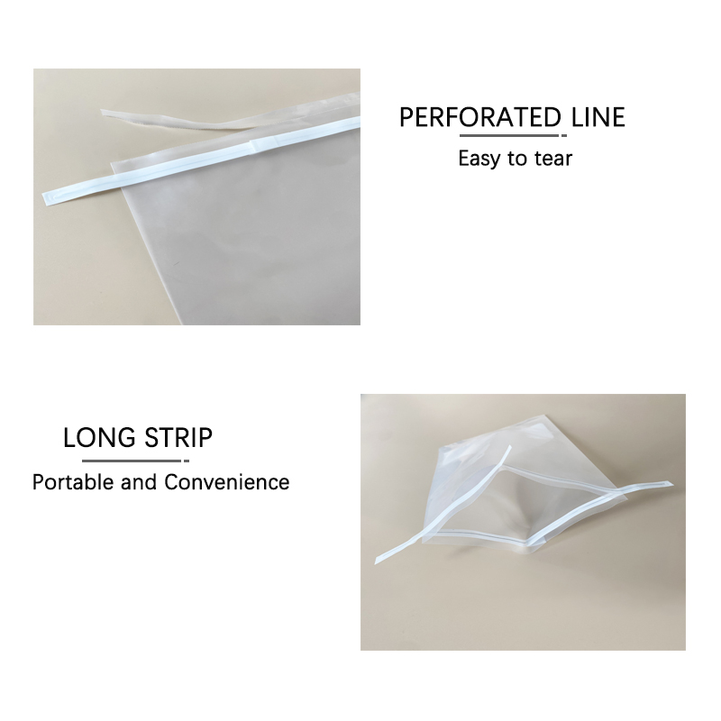 sterile sampling bags with flat-wire closures
