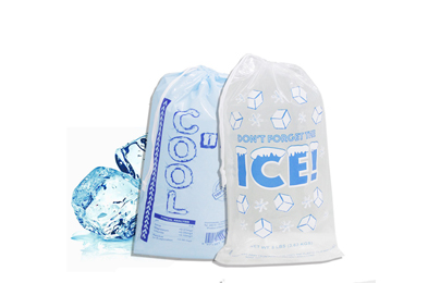 drawstring ice cube bags