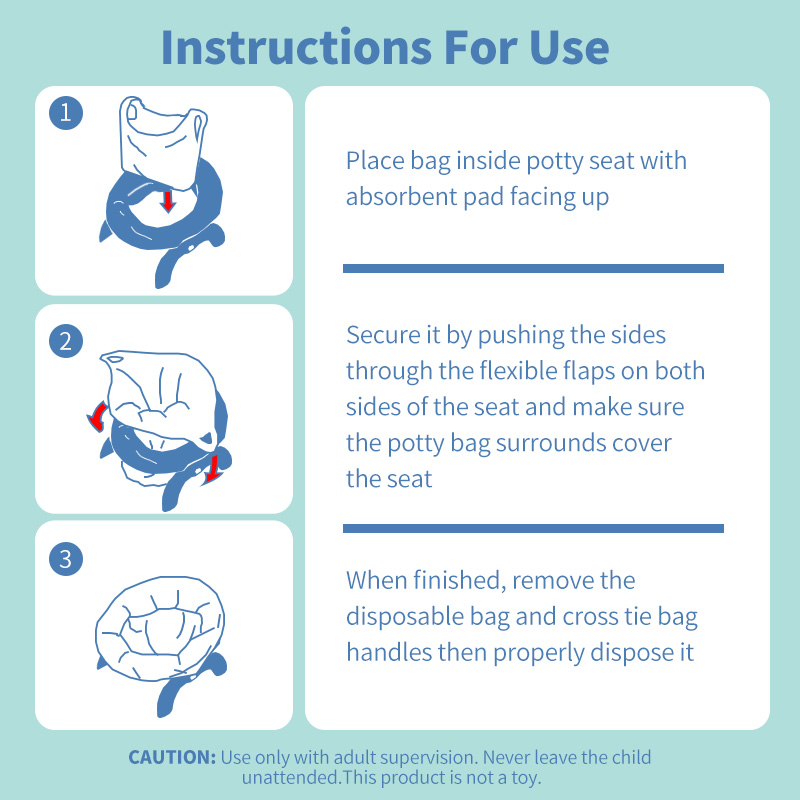 disposable potty liners