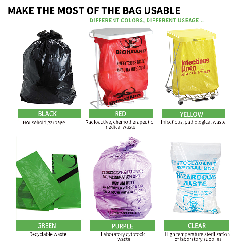 autoclavable biohazard waste bags