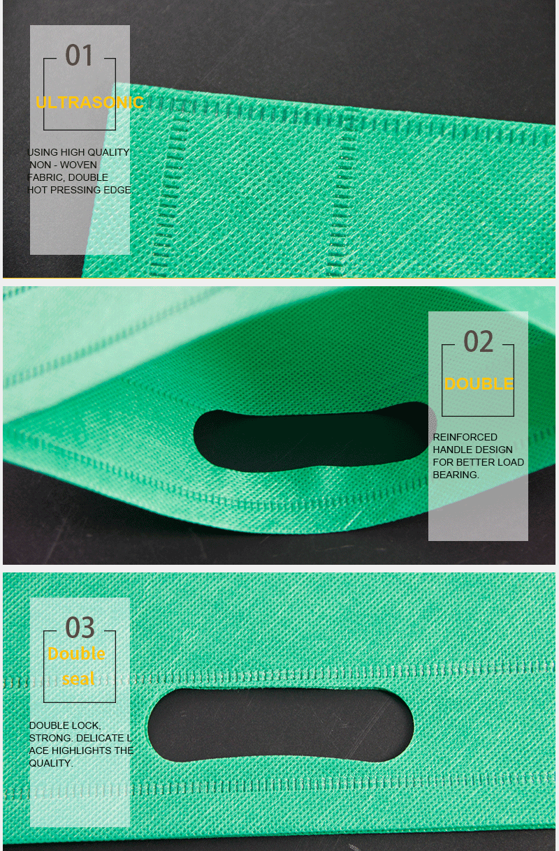 non woven die cut bag