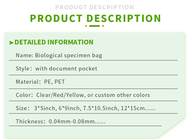 pathology specimen bags