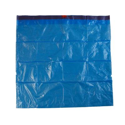 Compostable garbage bag with drawstring