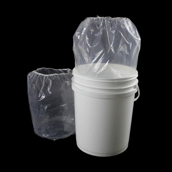plastic transparent round bottom bag