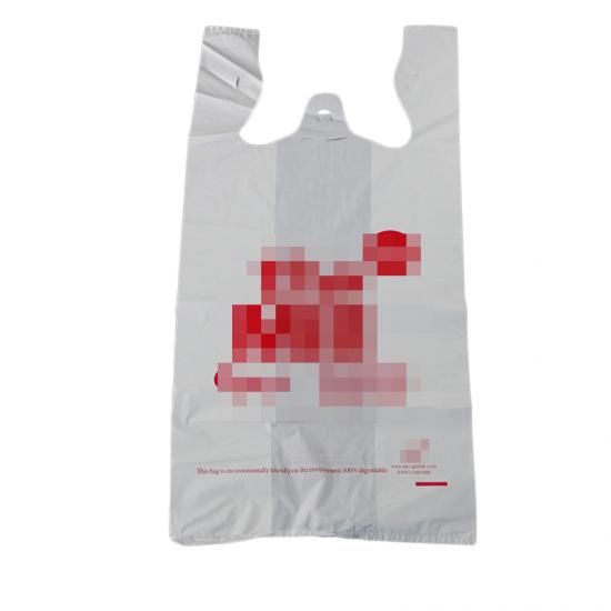 plastic t shirt bag with printing