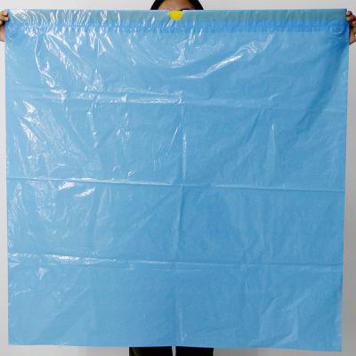 Drawstring garbage bag