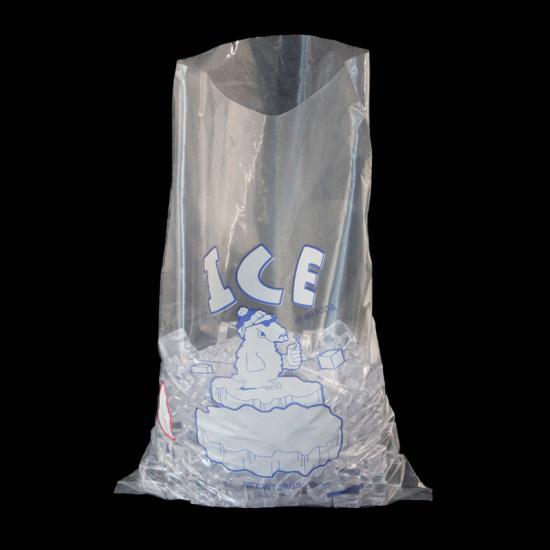 disposable flat top ice bag
