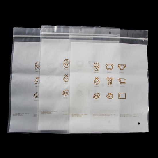 Wholesale Logo Printed Packaging Plastic Large Ziplock Bag