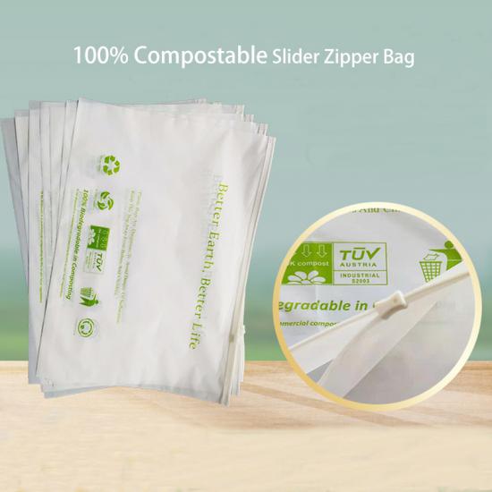 Biodegradable Slider Zipper bag