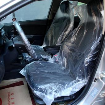 plastic car seat cover on roll