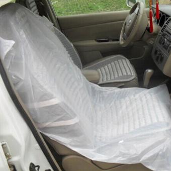 Disposable plastic car seat cover