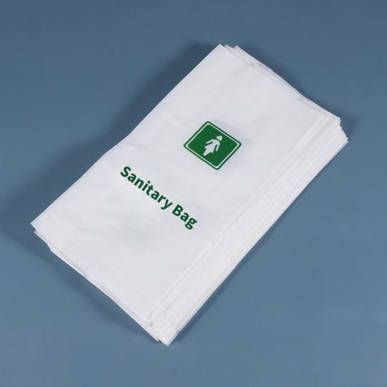 Plastic biodegradable sanitary bag