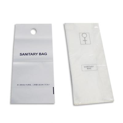 Plastic disposable sanitary bag