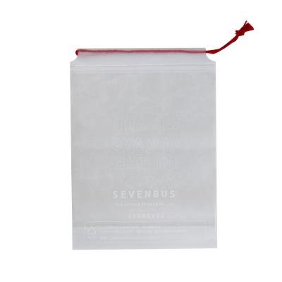 plastic drawstring bag