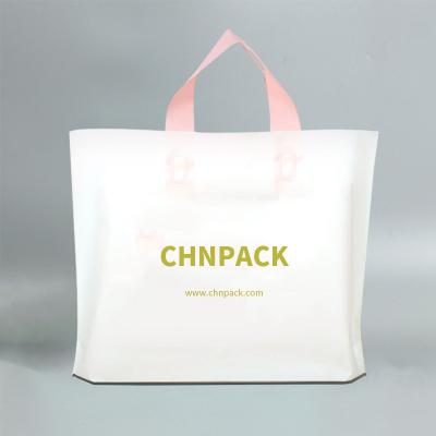 Soft loop handle bag for shopping