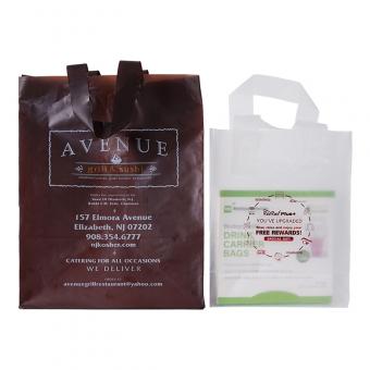 plastic shopping bags with logo